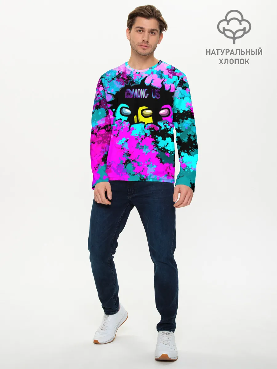 Мужской лонгслив базовый / Among Us