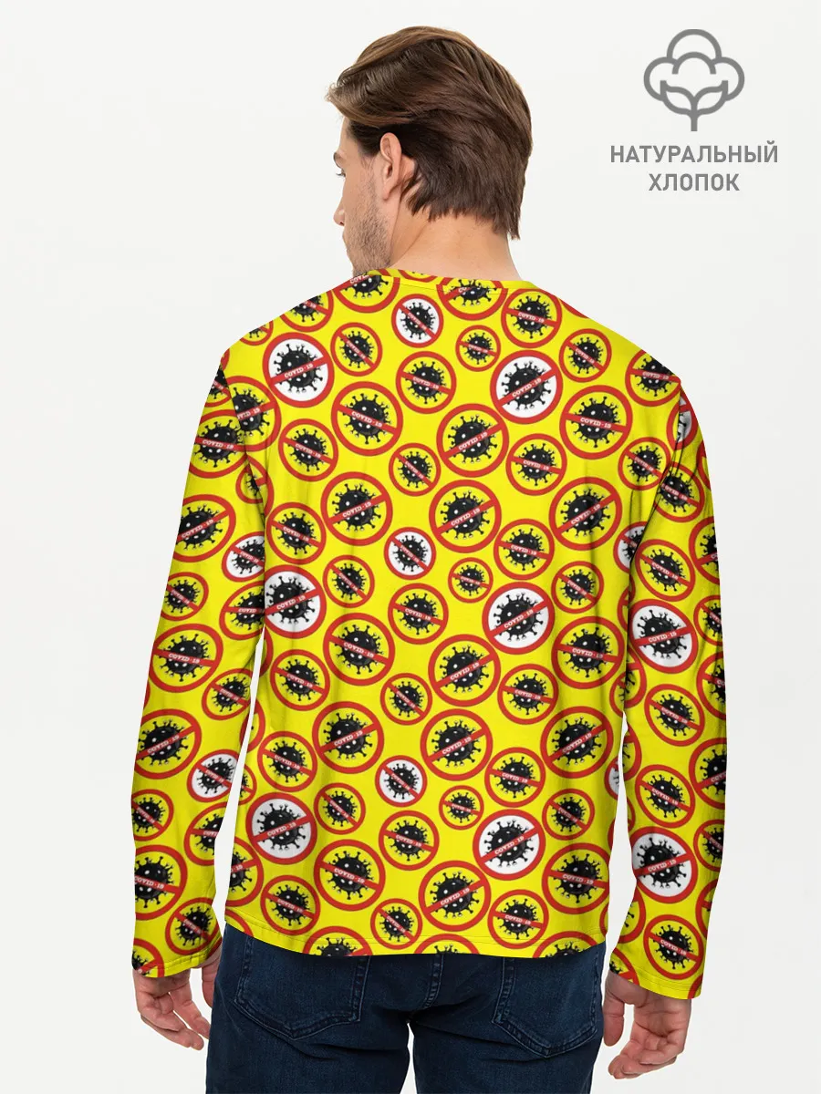 Мужской лонгслив базовый / COVID-19