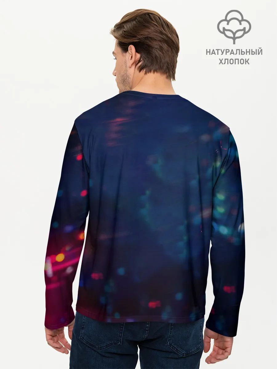 Мужской лонгслив базовый / Cyberpunk 2077