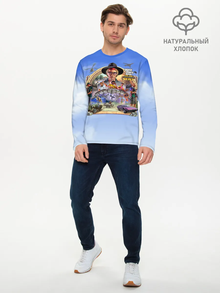 Мужской лонгслив базовый / GTAO: The Cayo Perico Heist