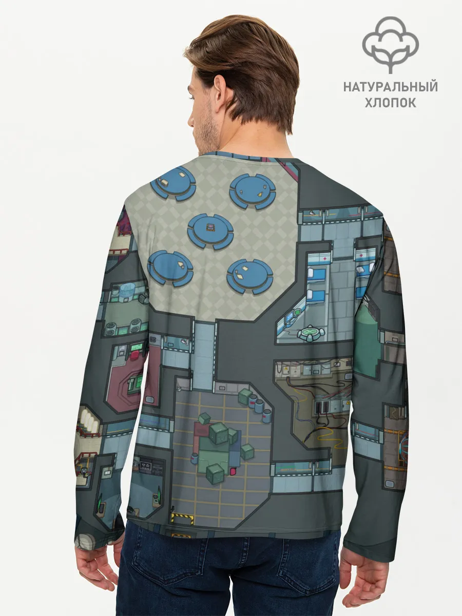 Мужской лонгслив базовый / AMONG US - КАРТА