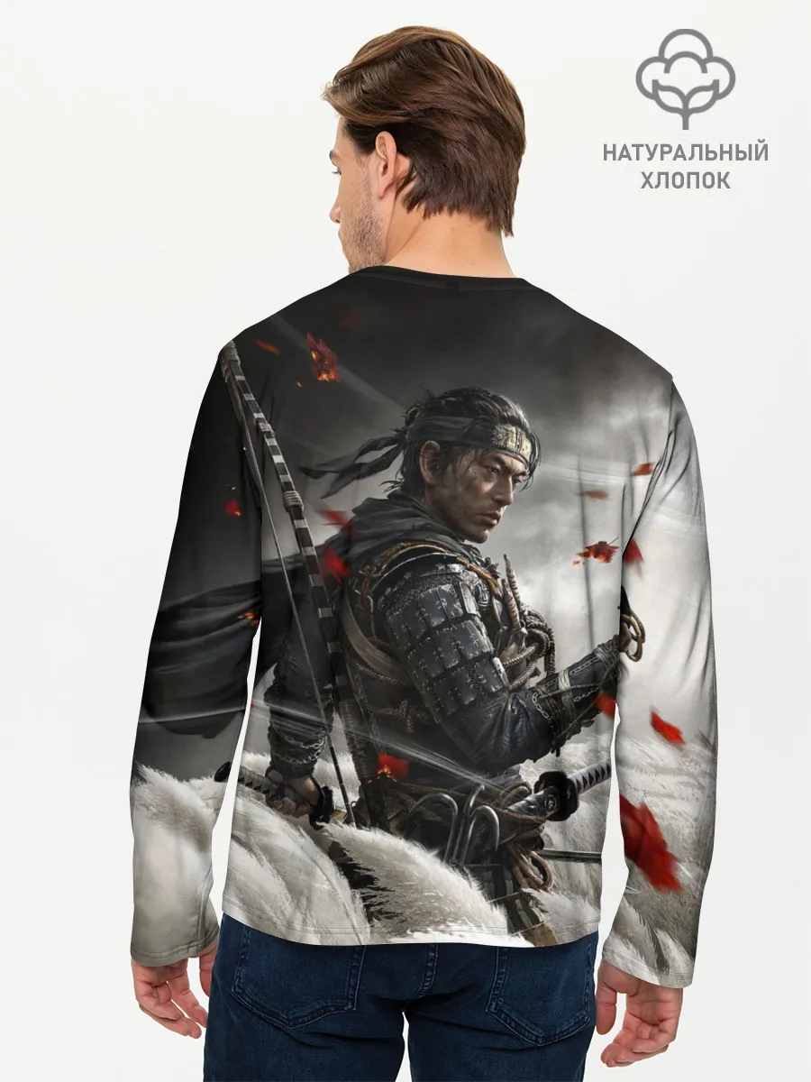 Мужской лонгслив базовый / Ghost of Tsushima
