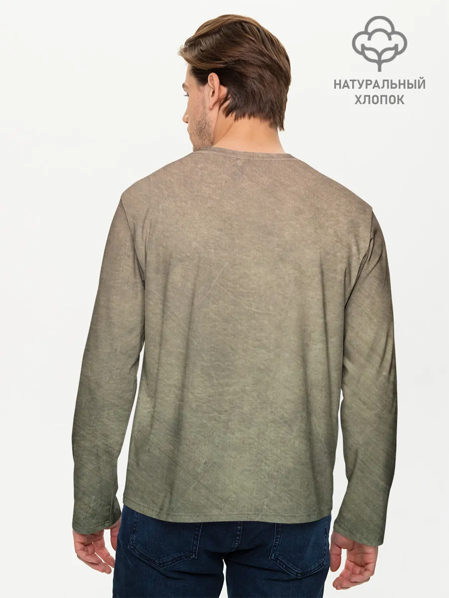 Мужской лонгслив базовый / Пейзаж