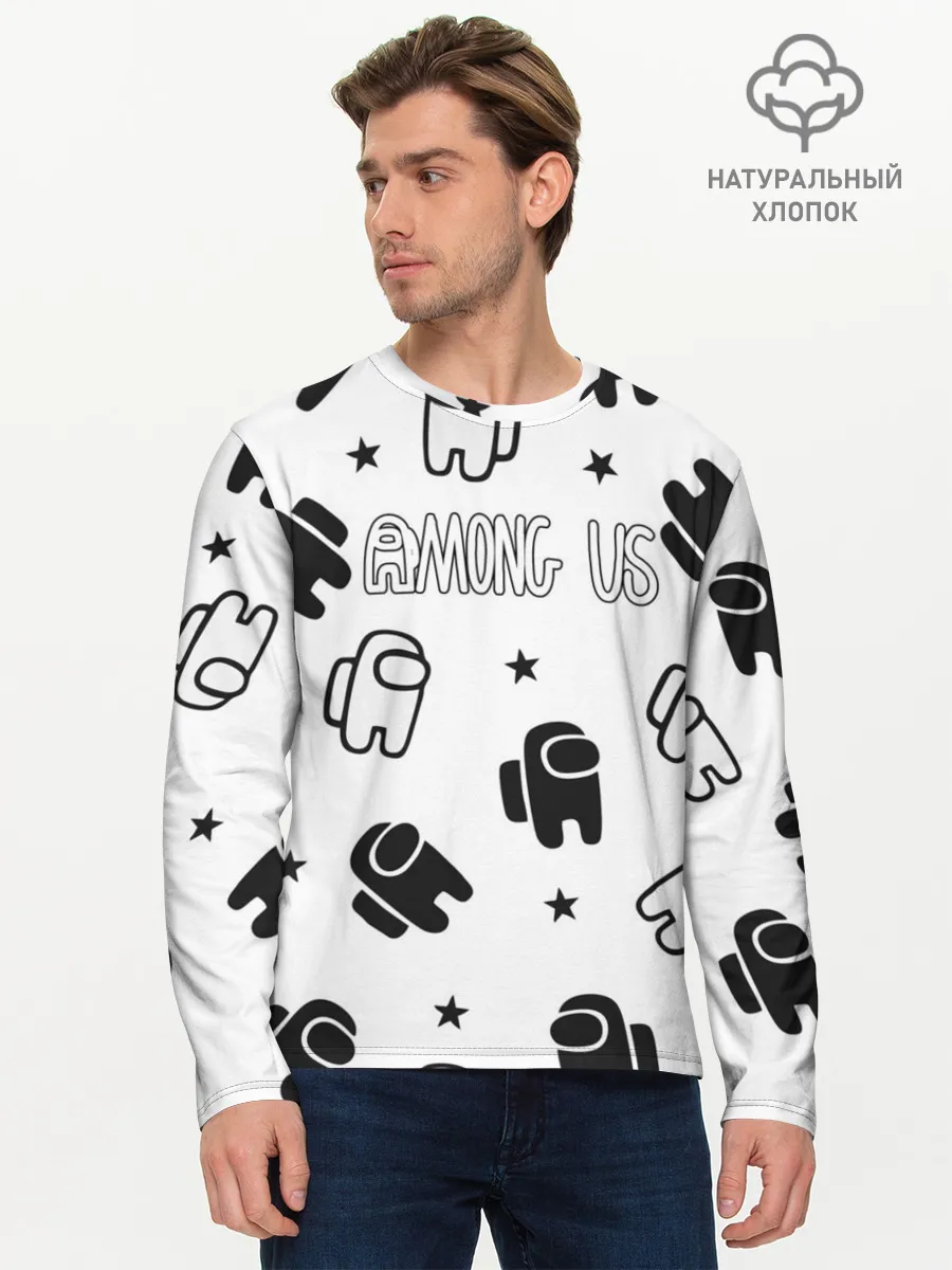 Мужской лонгслив базовый / AMONG US