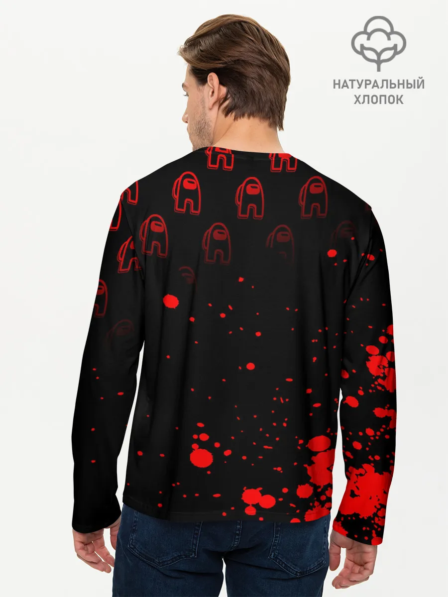 Мужской лонгслив базовый / Among Us