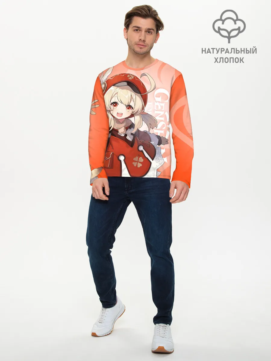 Мужской лонгслив базовый / GENSHIN IMPACT, КЛИ