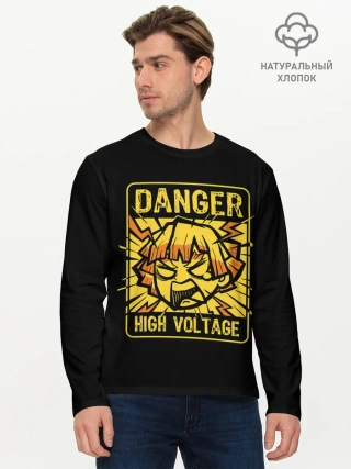 Мужской лонгслив базовый / Зеницу Агацума HIGH VOLTAGE