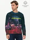 Мужской лонгслив базовый / Cyberpunk 2077
