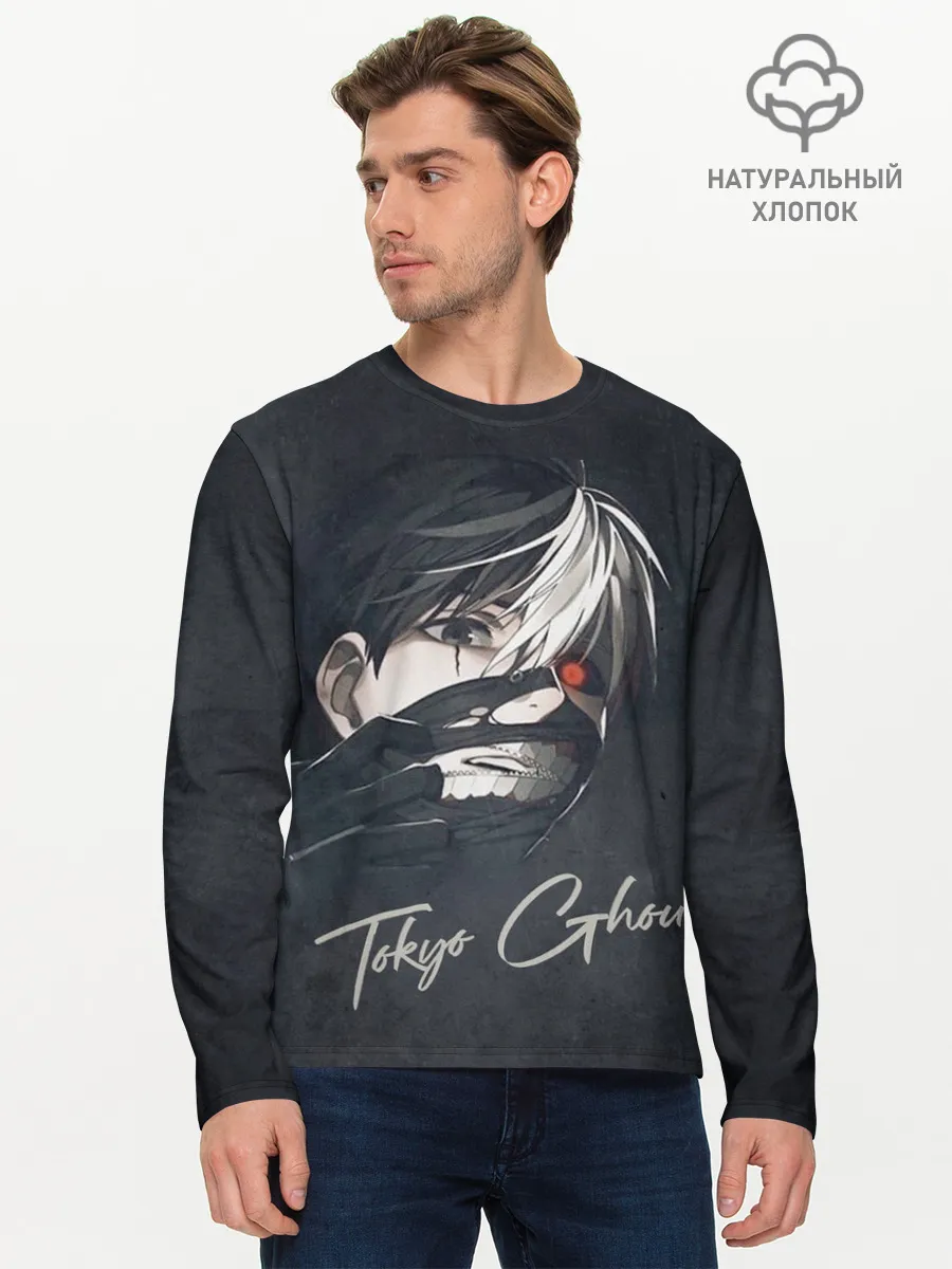 Мужской лонгслив базовый / Ken Tokyo Ghoul