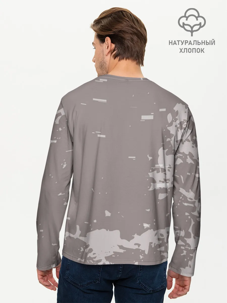 Мужской лонгслив базовый / Genshin Impact - Zhongli