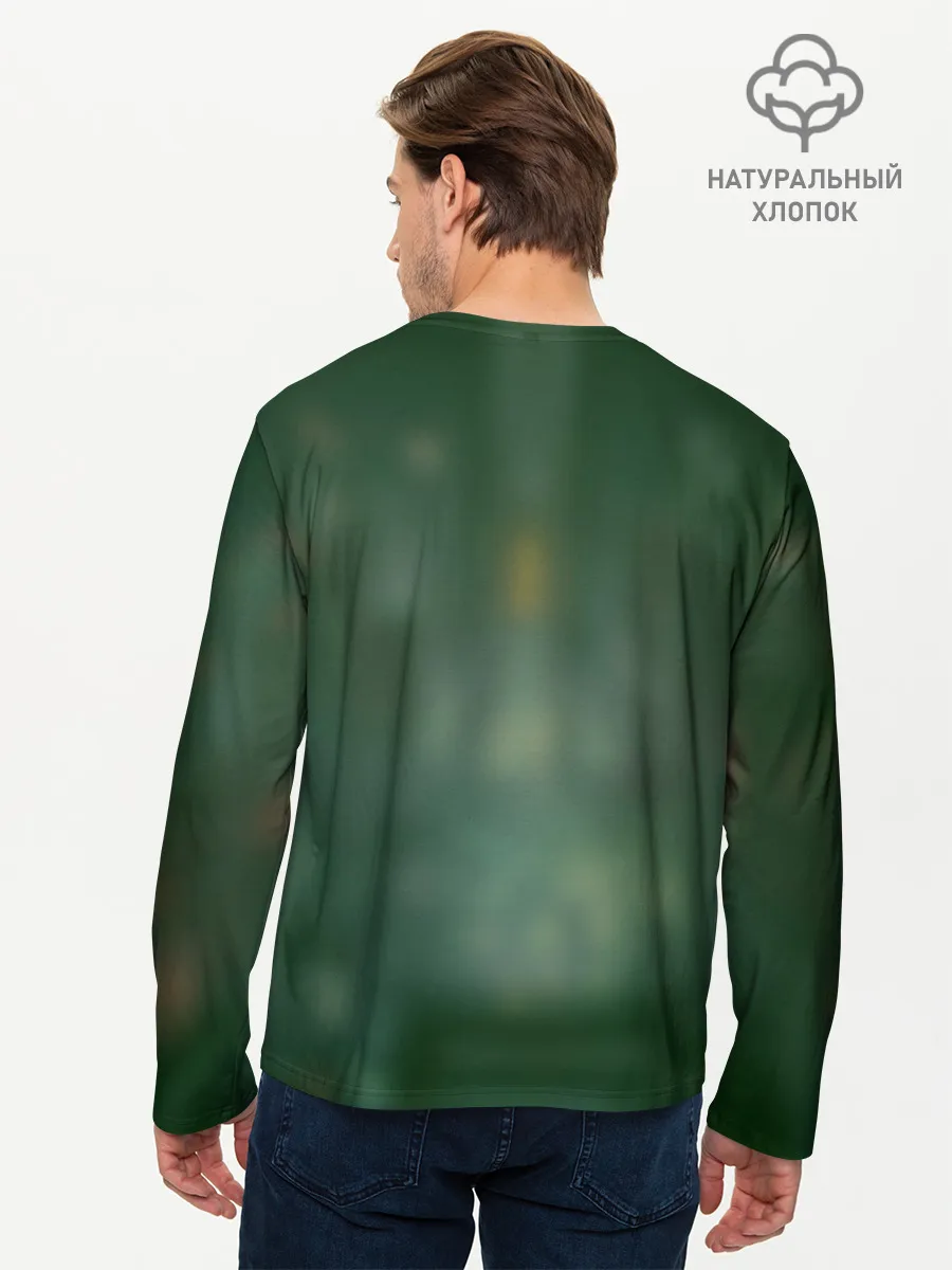 Мужской лонгслив базовый / Welcome to Night City