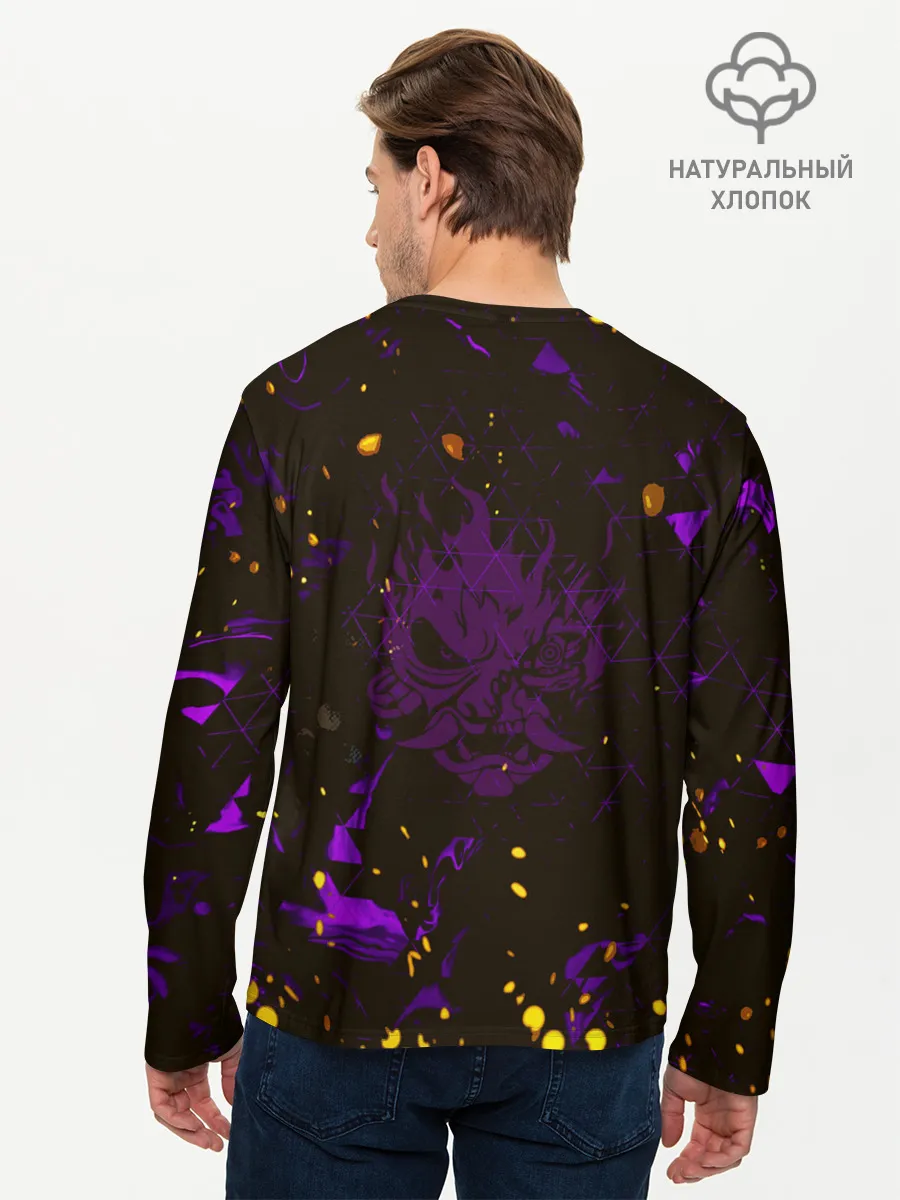 Мужской лонгслив базовый / Cyberpunk 2077