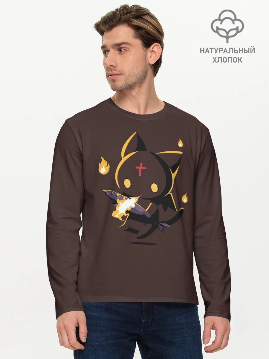 Мужской лонгслив базовый / Чомусуке