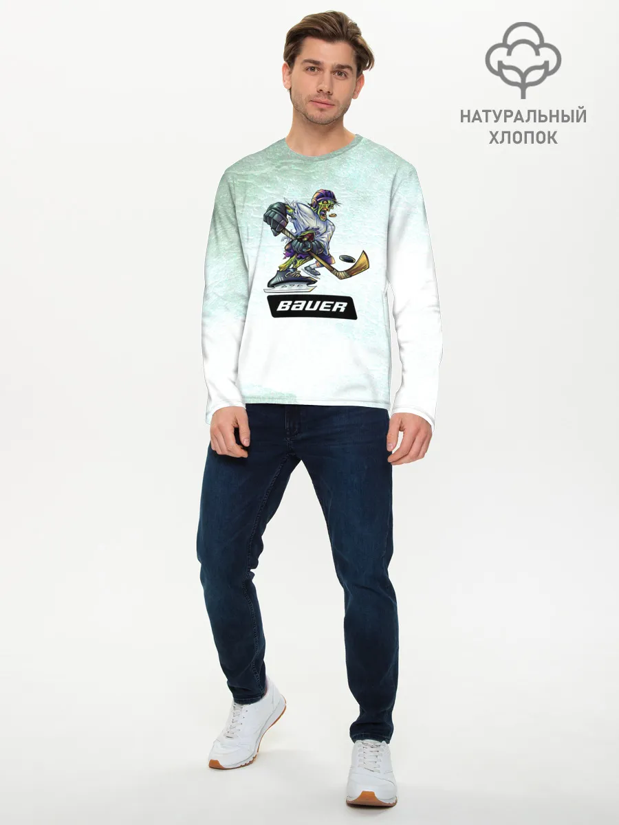 Мужской лонгслив базовый / BAUER