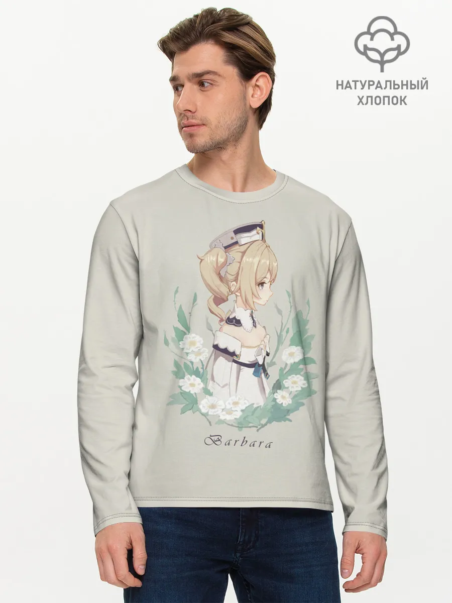 Мужской лонгслив базовый / Genshin Impact