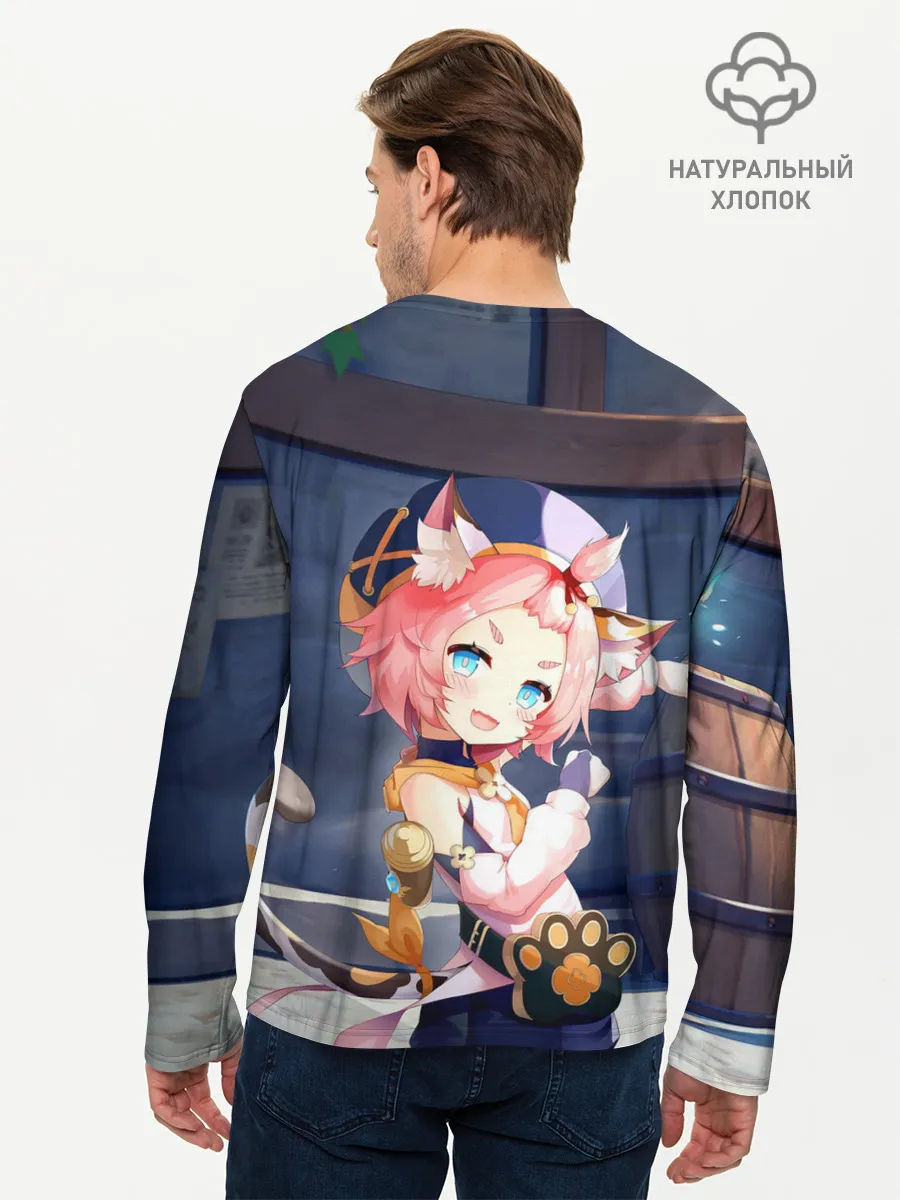 Мужской лонгслив базовый / GENSHIN IMPACT