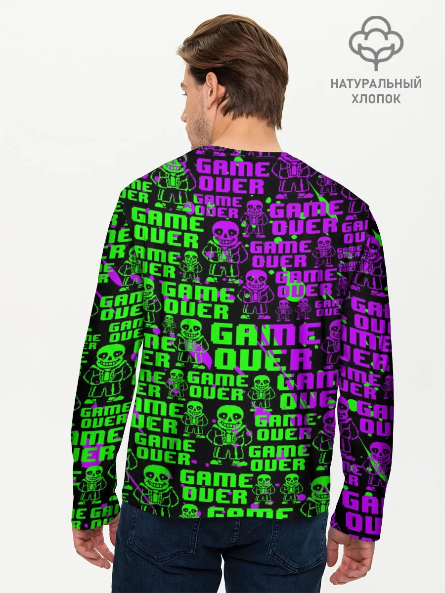 Мужской лонгслив базовый / UNDERTALE
