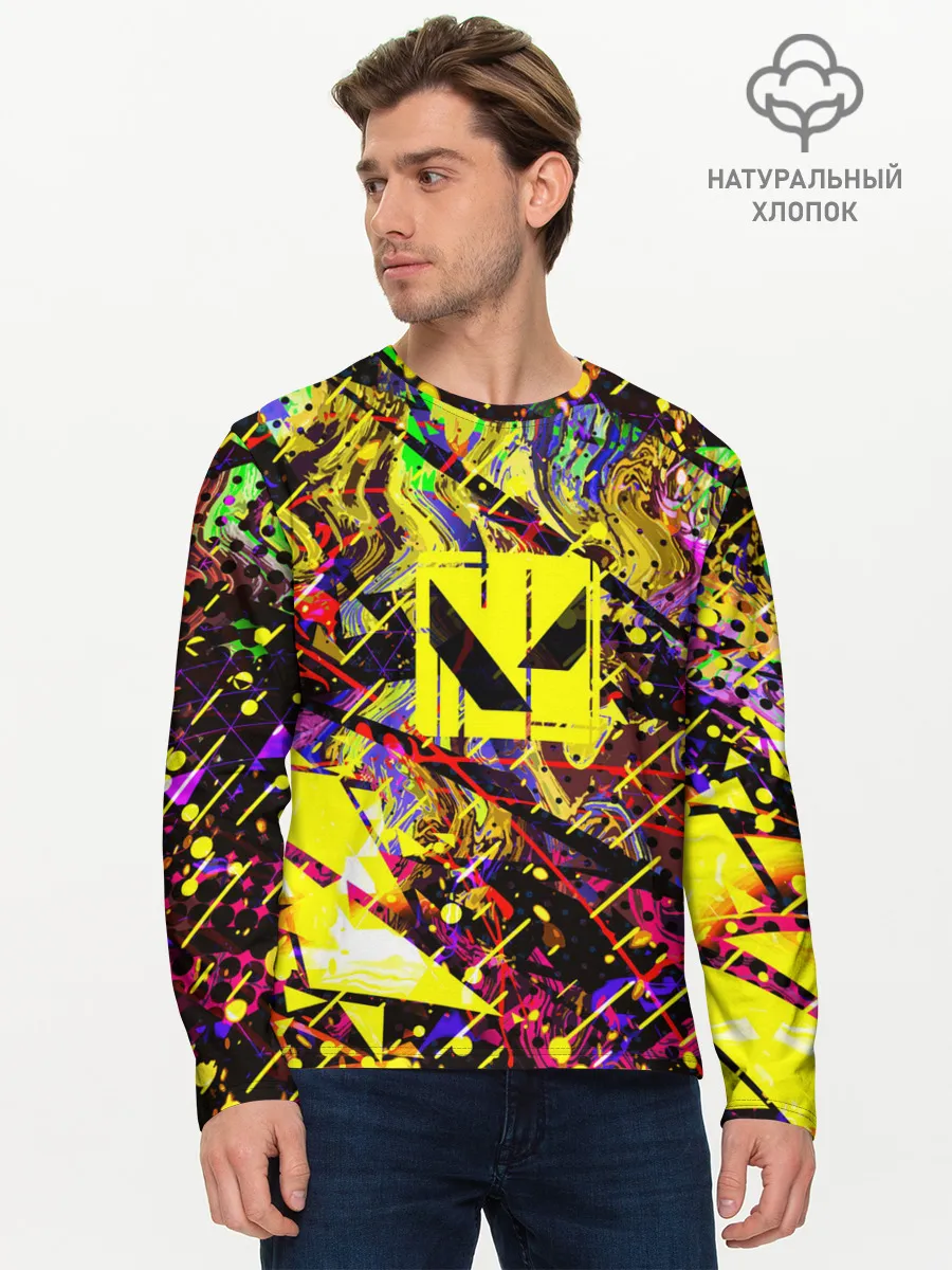 Мужской лонгслив базовый / Valorant