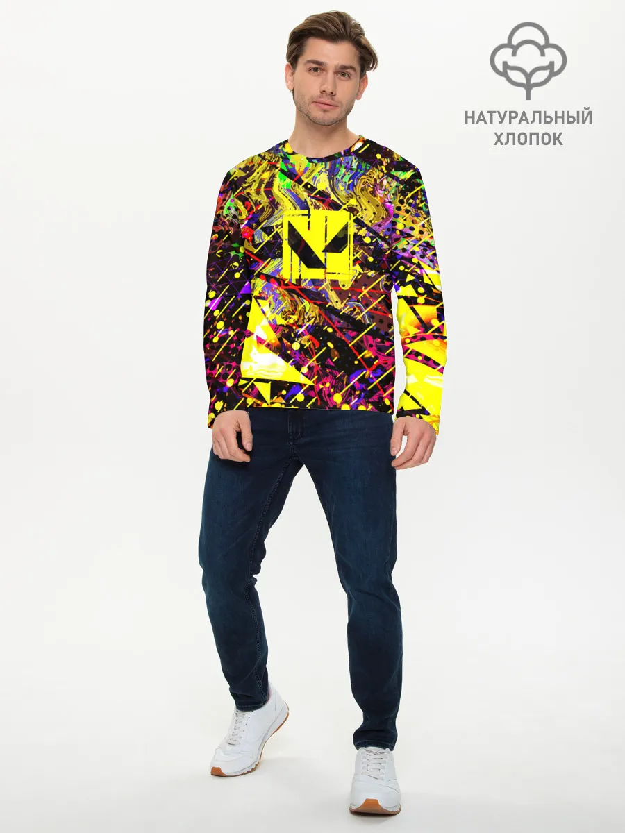 Мужской лонгслив базовый / Valorant