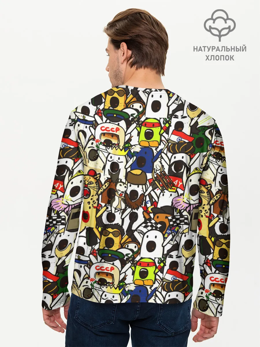 Мужской лонгслив базовый / НИЧОСИ