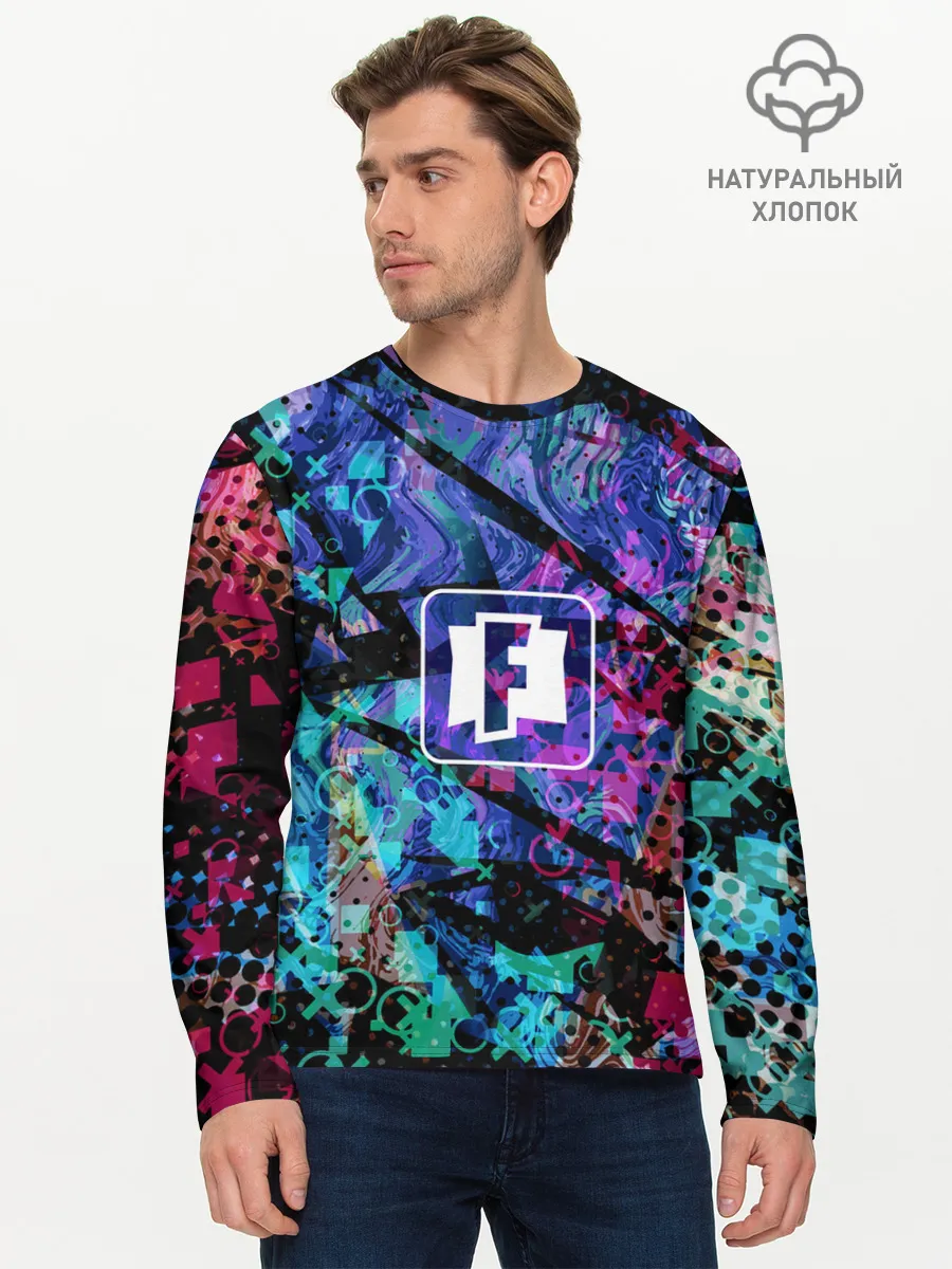 Мужской лонгслив базовый / Fortnite