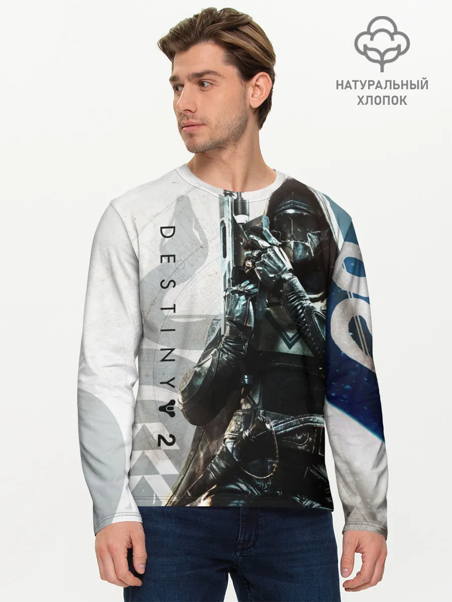 Мужской лонгслив базовый / DESTINY, HUNTER