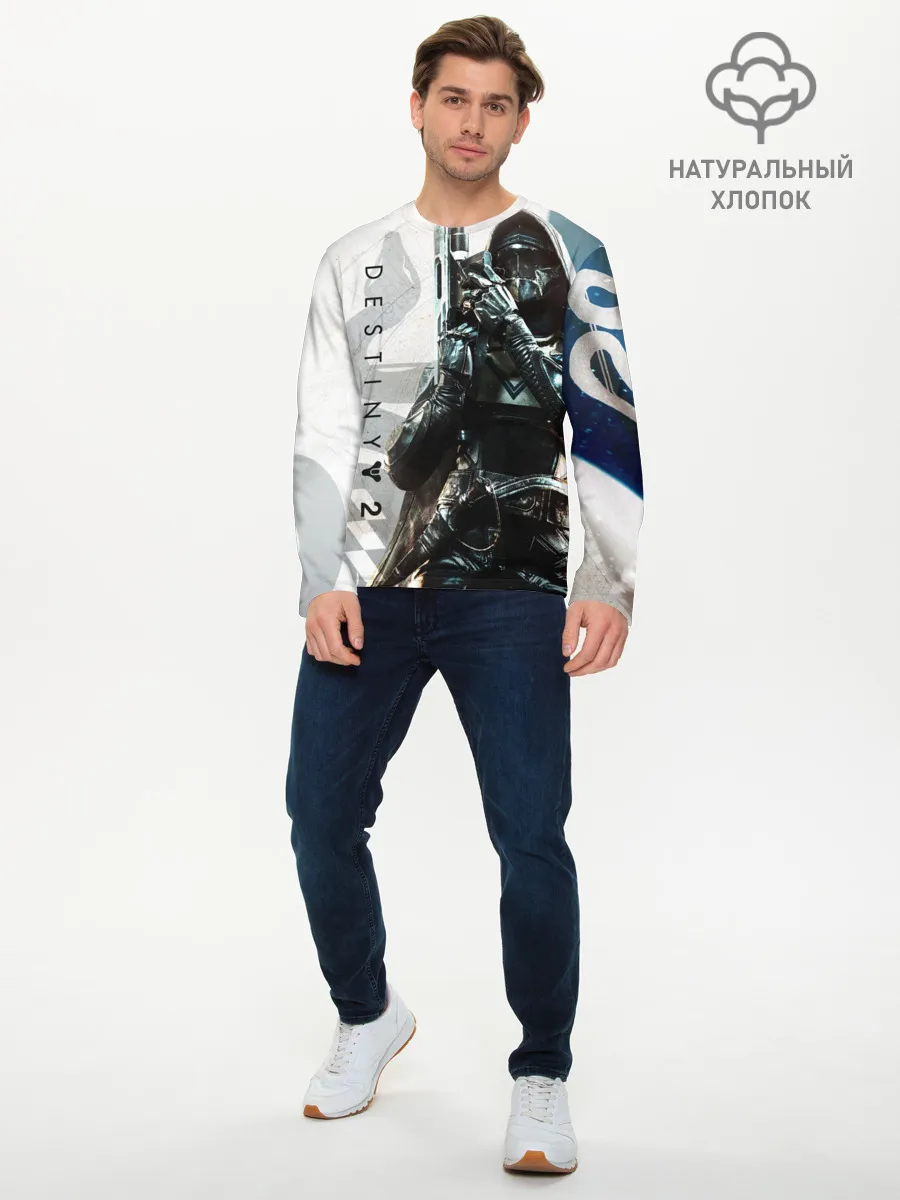 Мужской лонгслив базовый / DESTINY, HUNTER