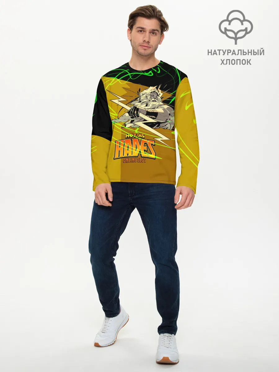 Мужской лонгслив базовый / Hades
