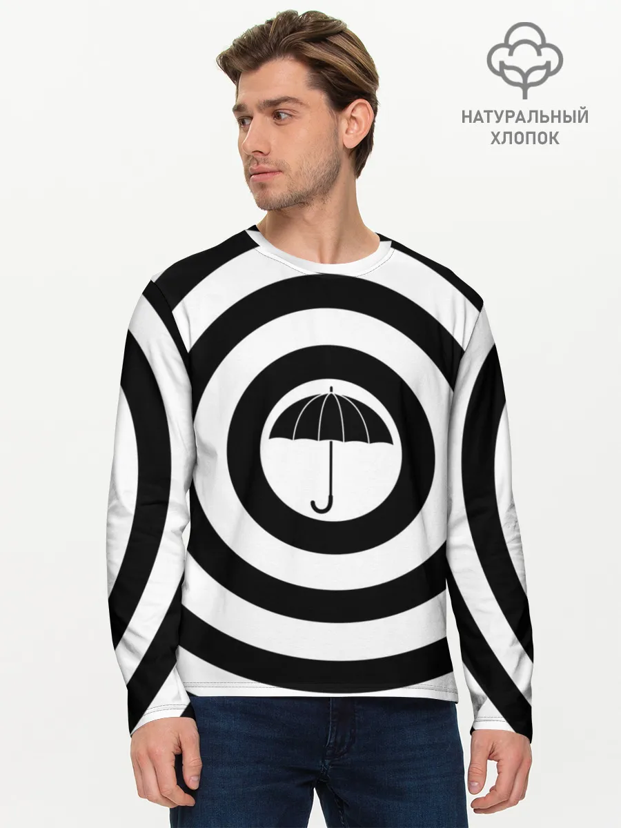 Мужской лонгслив базовый / Узор Академия Амбрелла
