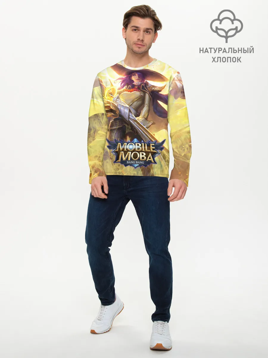 Мужской лонгслив базовый / Mobile legends