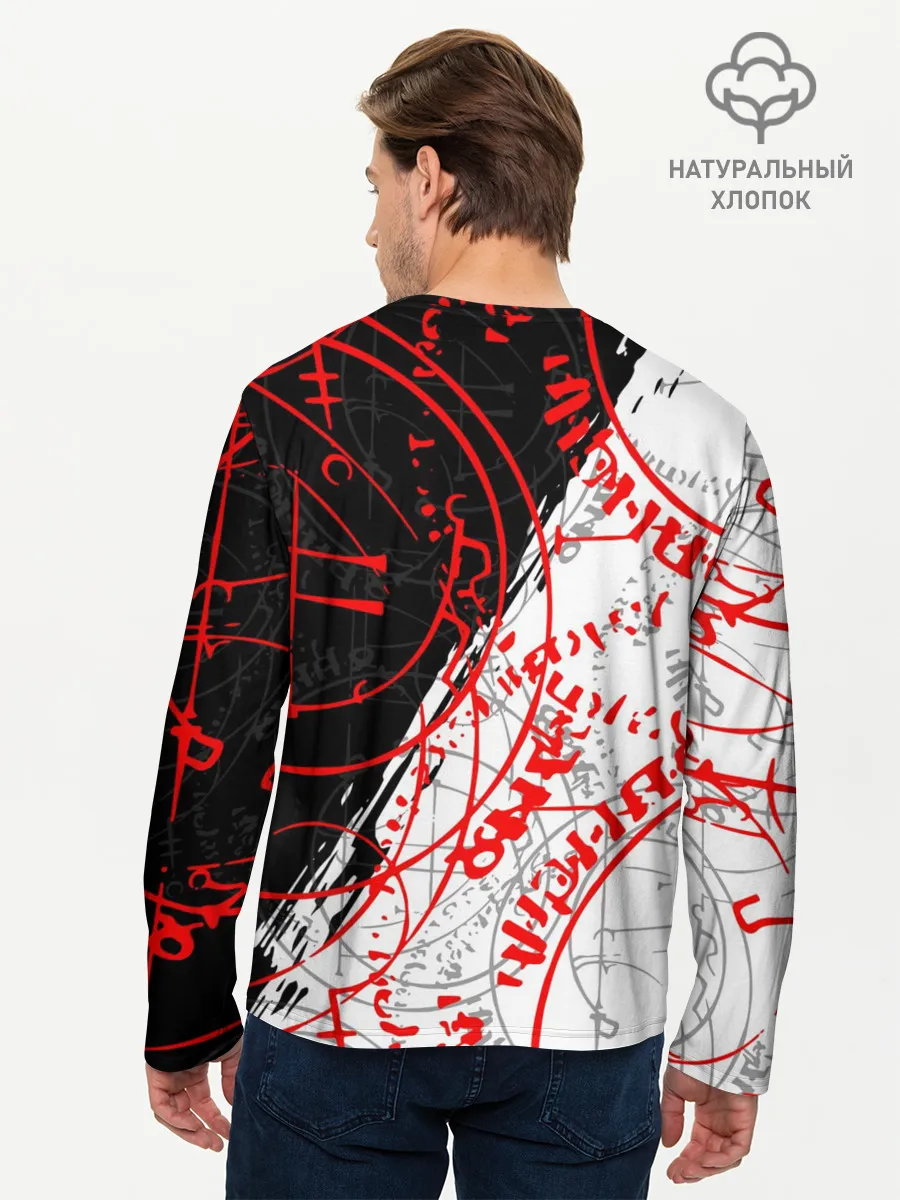 Мужской лонгслив базовый / DEMONS SOULS