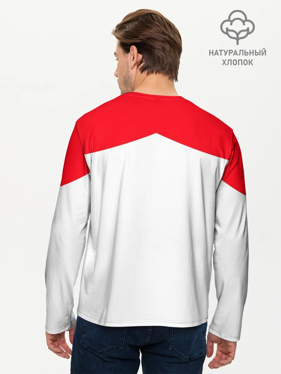 Мужской лонгслив базовый / Учёба-Химия