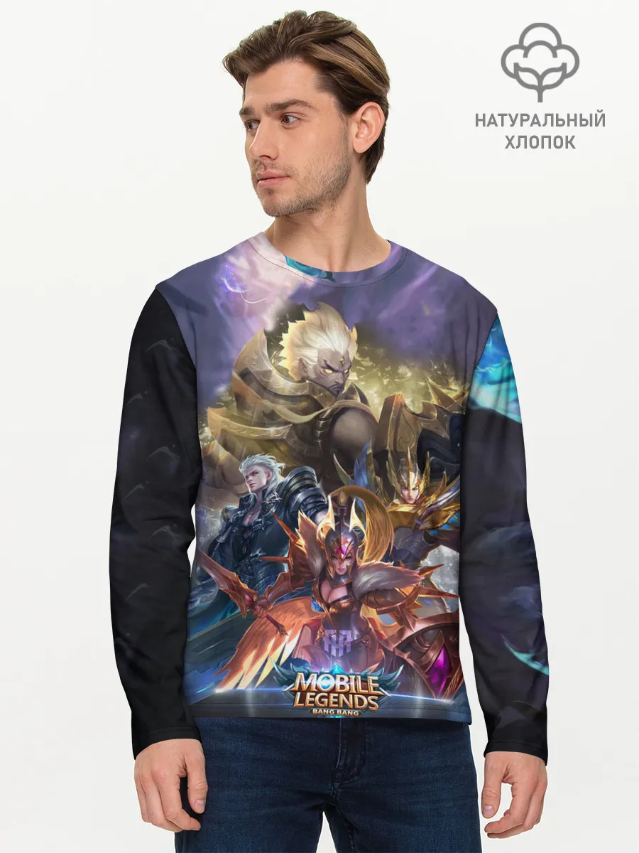 Мужской лонгслив базовый / Mobile Legends Bang Bang