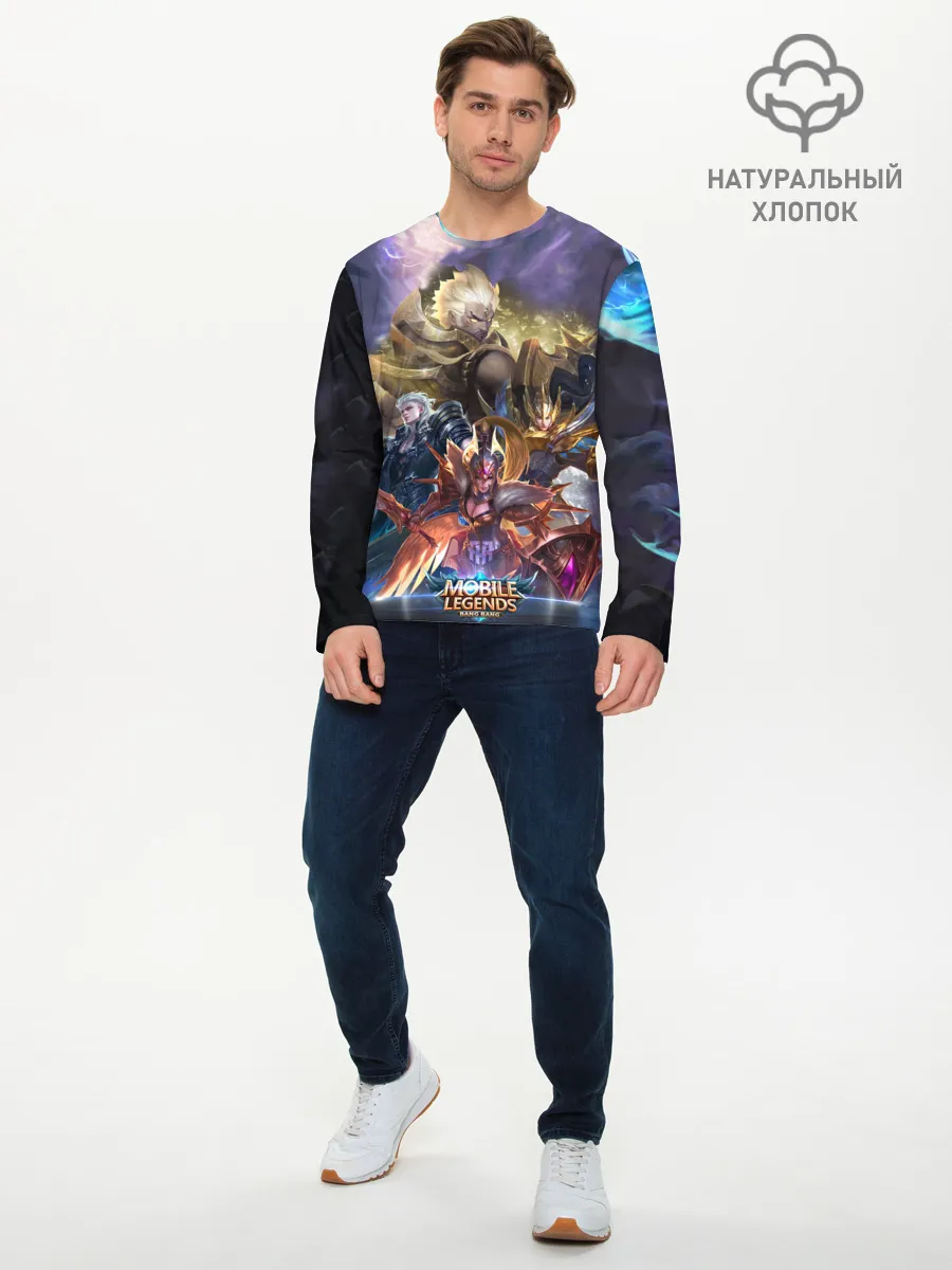 Мужской лонгслив базовый / Mobile Legends Bang Bang