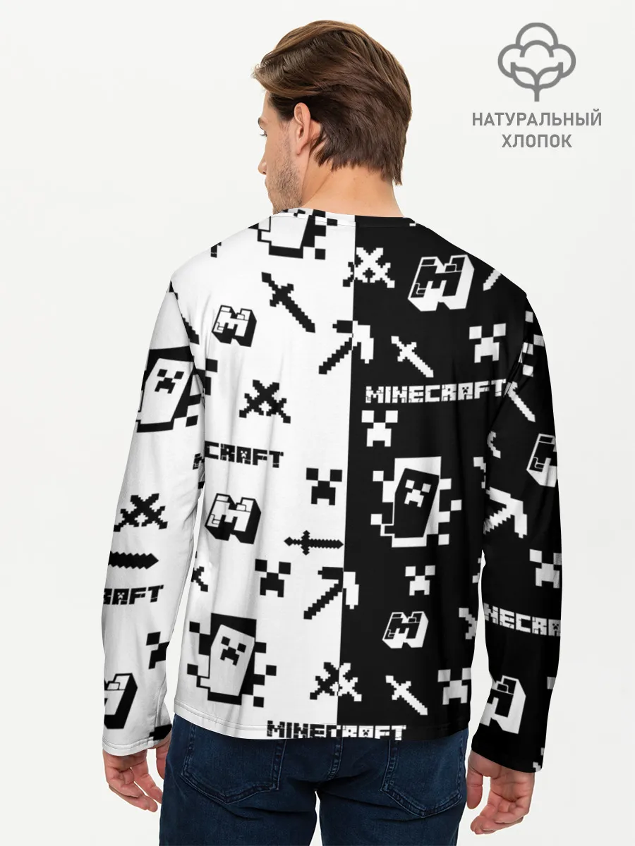 Мужской лонгслив базовый / Minecraft