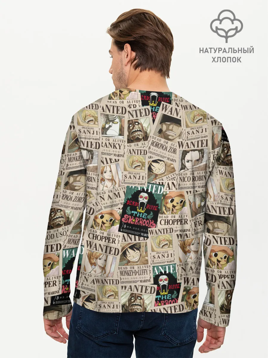 Мужской лонгслив базовый / Ван пис