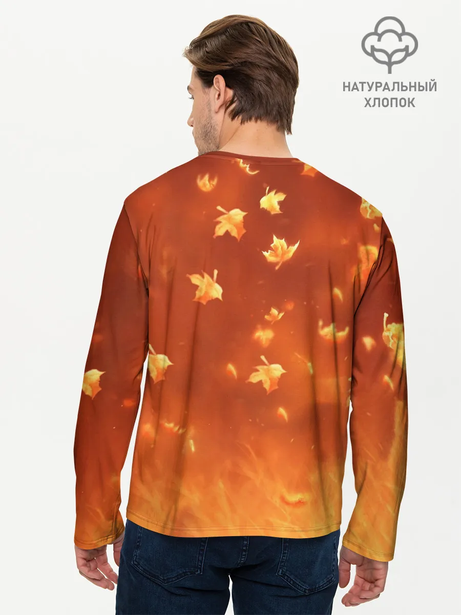 Мужской лонгслив базовый / Лисенок