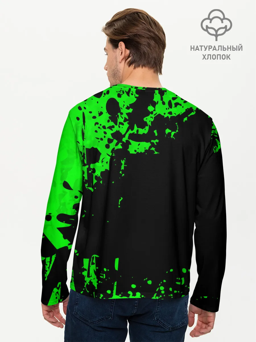 Мужской лонгслив базовый / Minecraft
