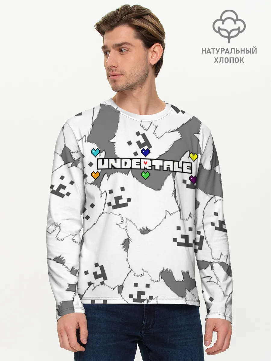 Мужской лонгслив базовый / Undertale