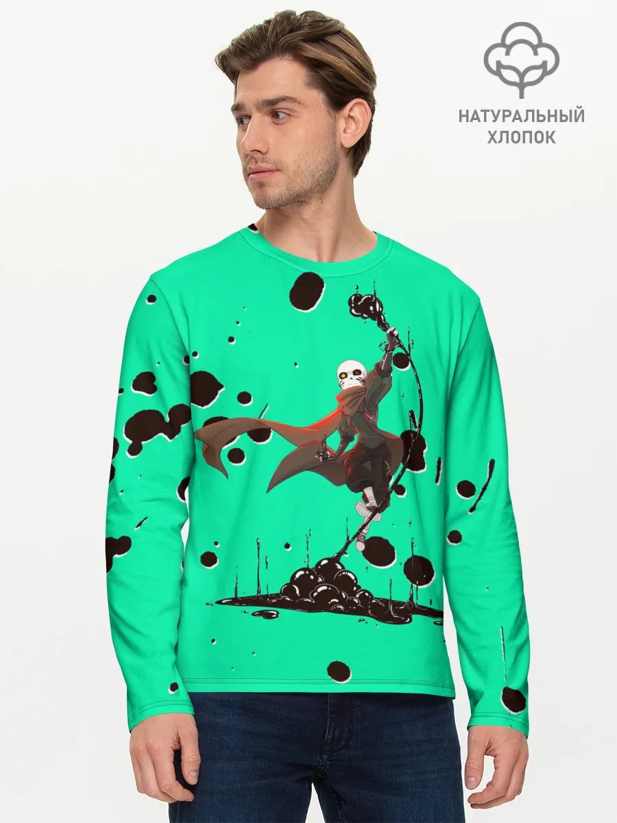 Мужской лонгслив базовый / Undertale