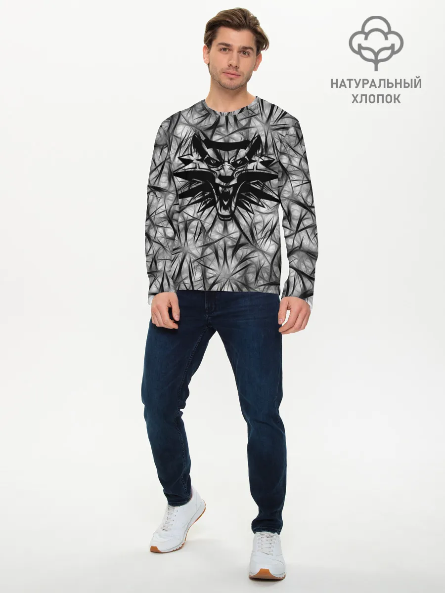 Мужской лонгслив базовый / The Witcher