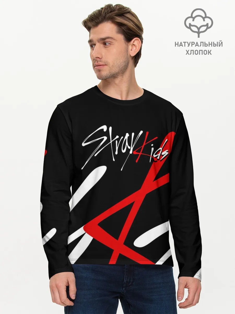 Мужской лонгслив базовый / STRAY KIDS