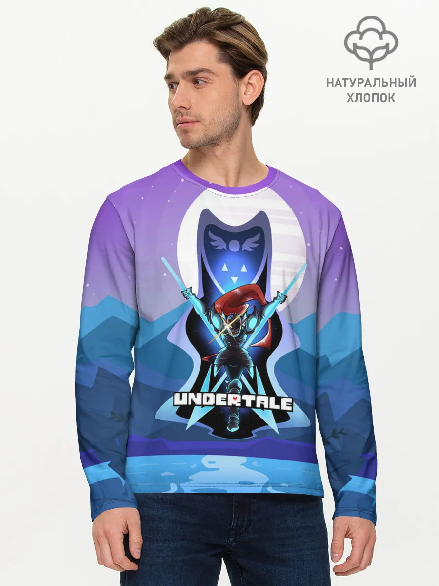 Мужской лонгслив базовый / Undertale