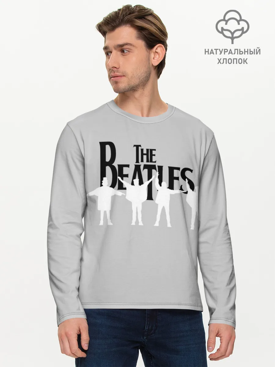 Мужской лонгслив базовый / The Beatles