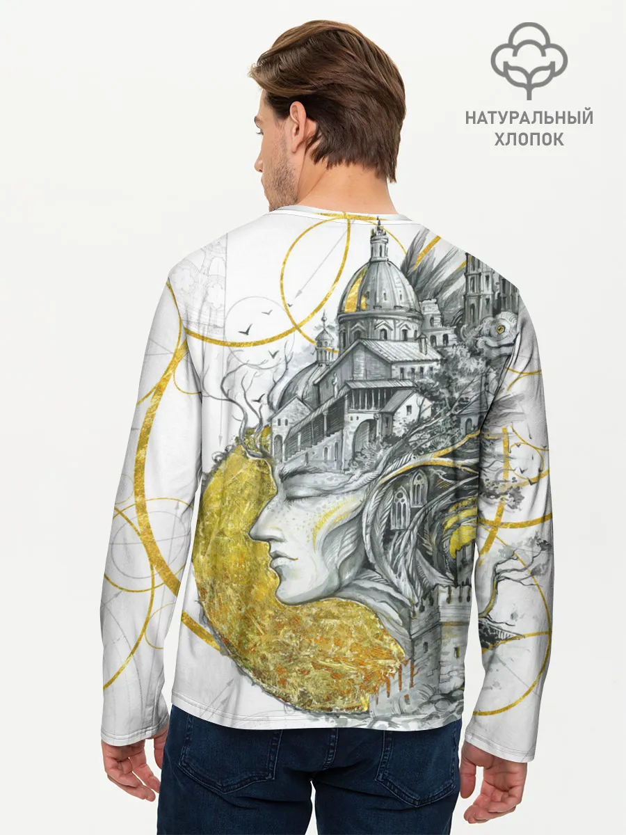 Мужской лонгслив базовый / Мечты города