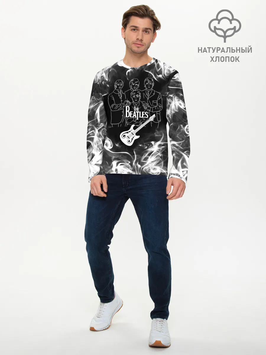 Мужской лонгслив базовый / The Beatles