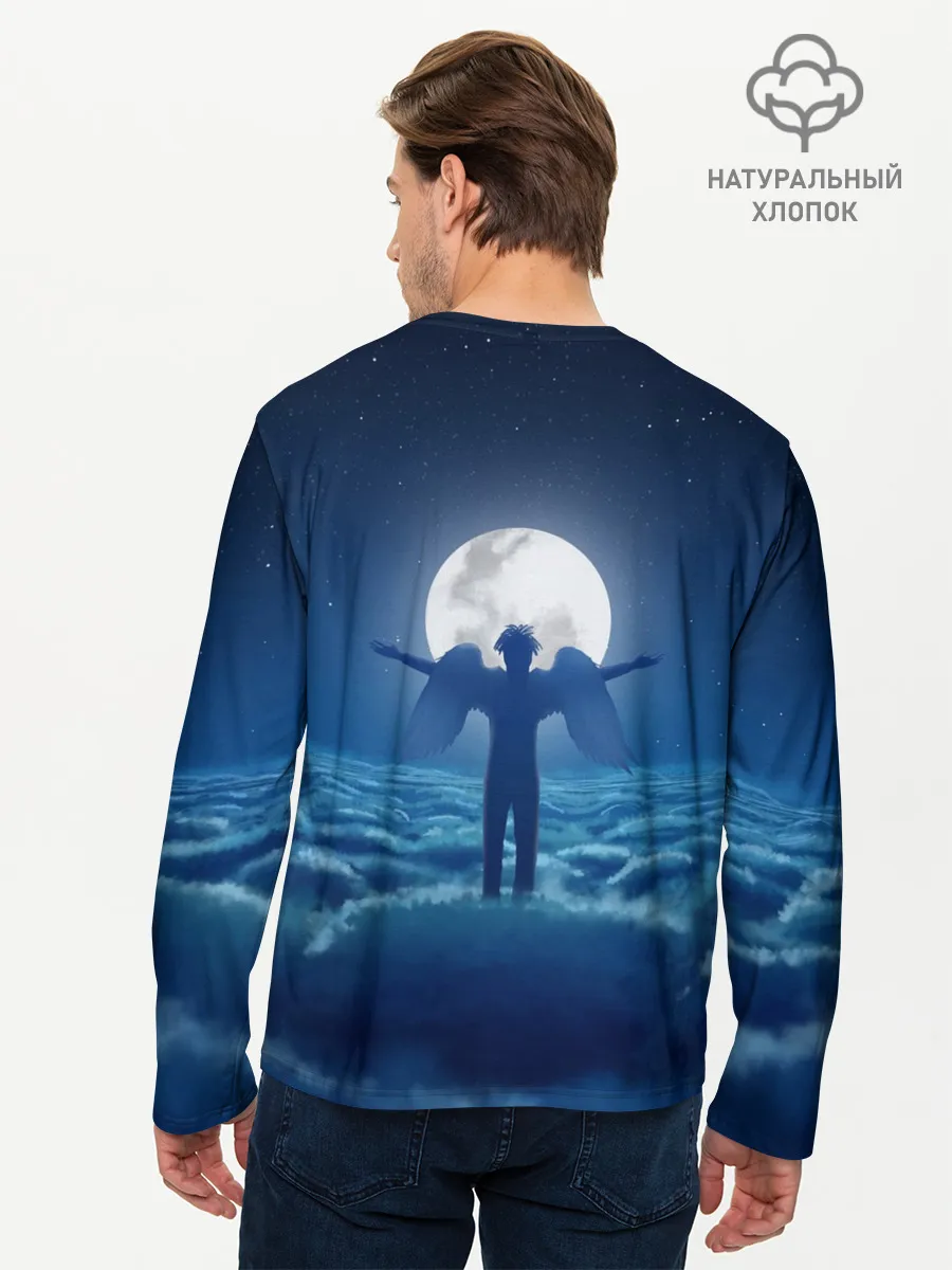 Мужской лонгслив базовый / Ангел