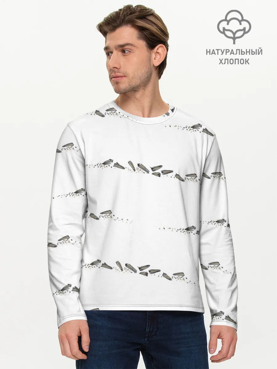 Мужской лонгслив базовый / Семечки