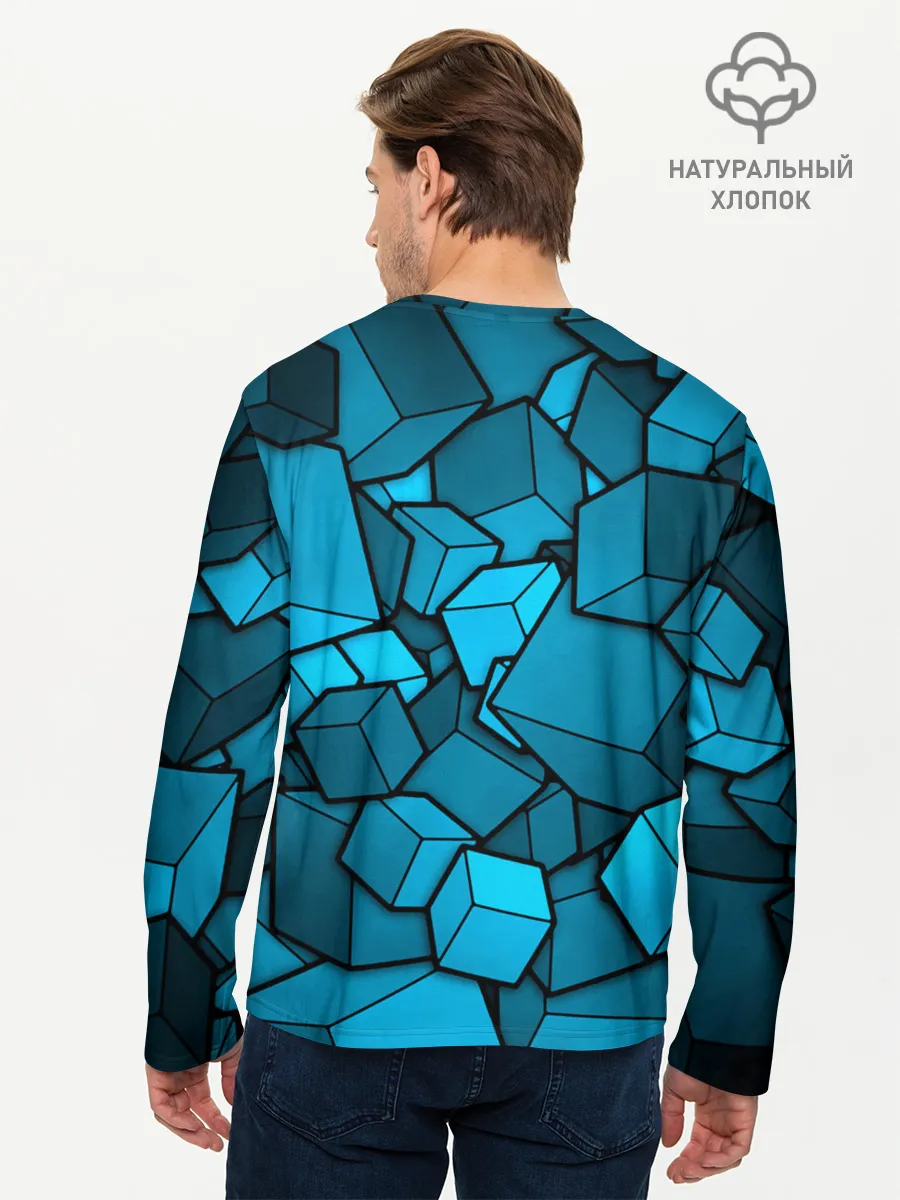 Мужской лонгслив базовый / Minecraft