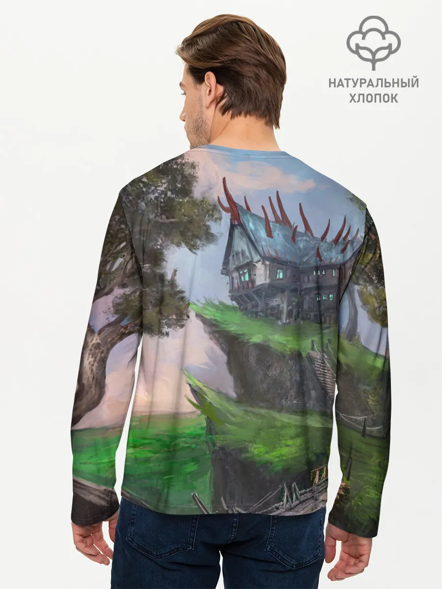 Мужской лонгслив базовый / Гильдия магов